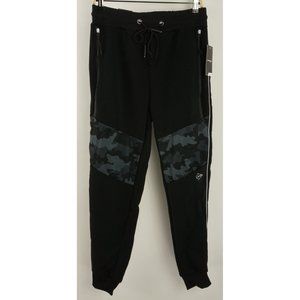 New‎ Dunlop Sport Men's Sizes S / L Black Gray Blue Camouflage Tech Sweatpants